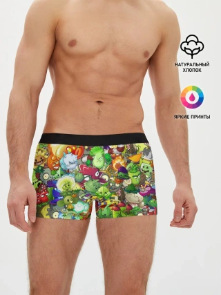 Мужские трусы боксеры / Plants vs Zombies