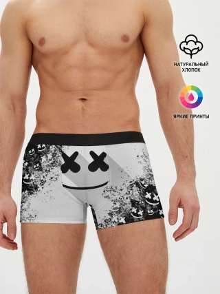 Мужские трусы боксеры / Marshmello