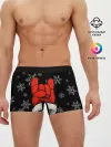 Мужские трусы боксеры / Рок Дед Мороз
