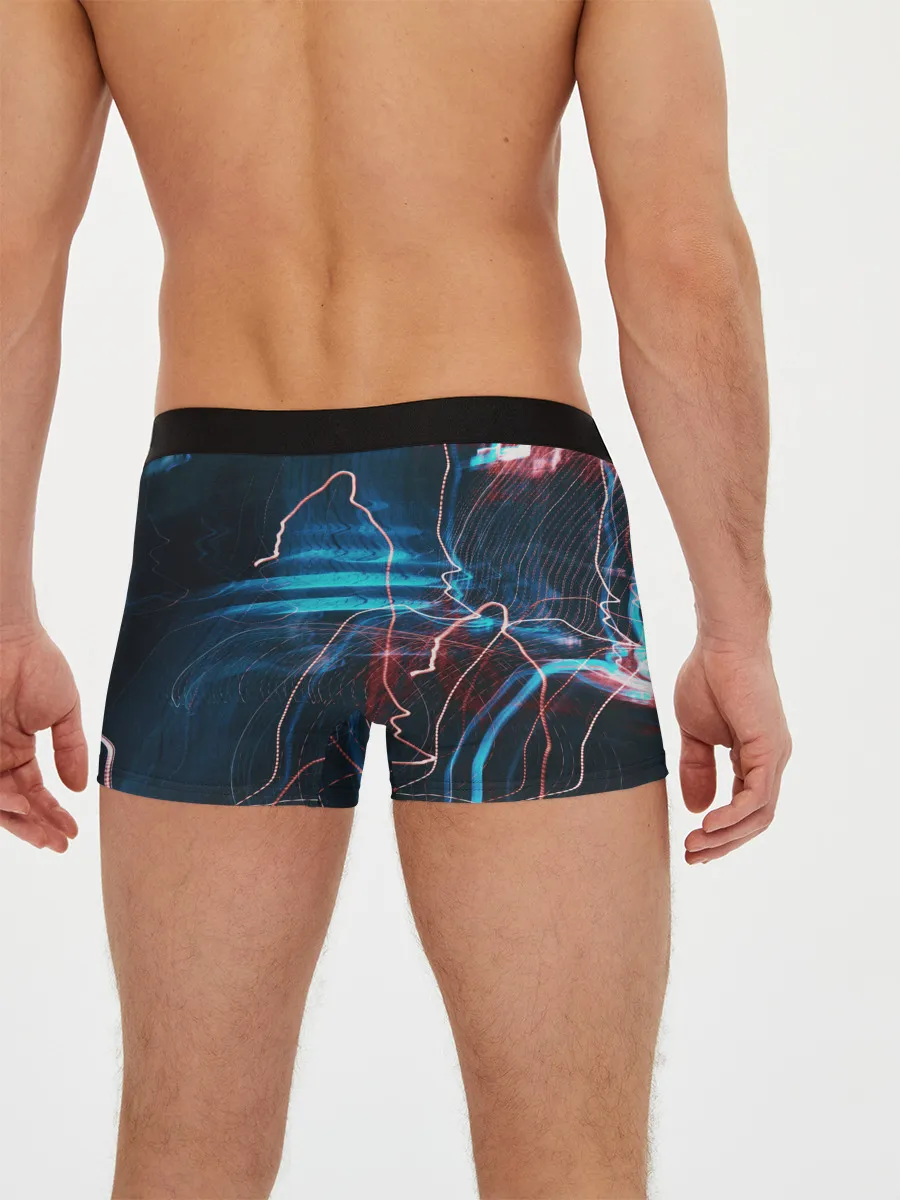 Мужские трусы боксеры / Freeze Light digital art