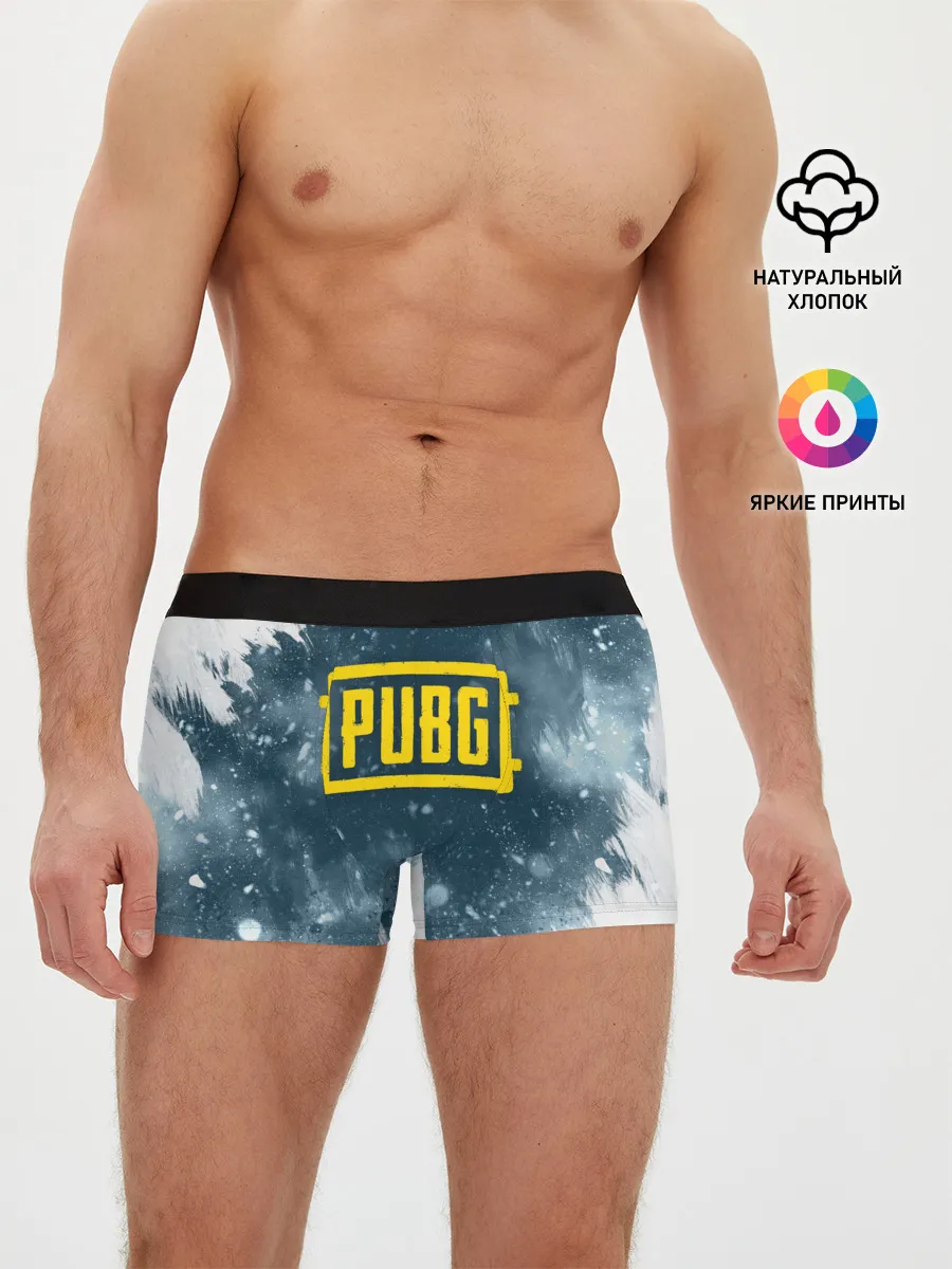 Мужские трусы боксеры / PUBG BW