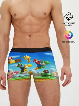 Мужские трусы боксеры / Марио