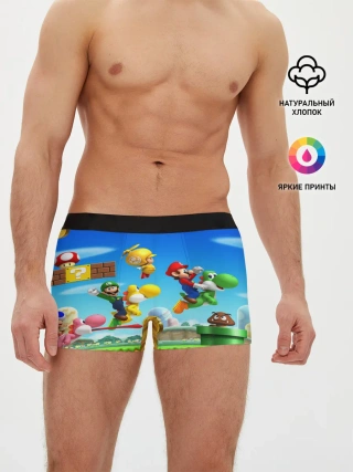 Мужские трусы боксеры / Марио
