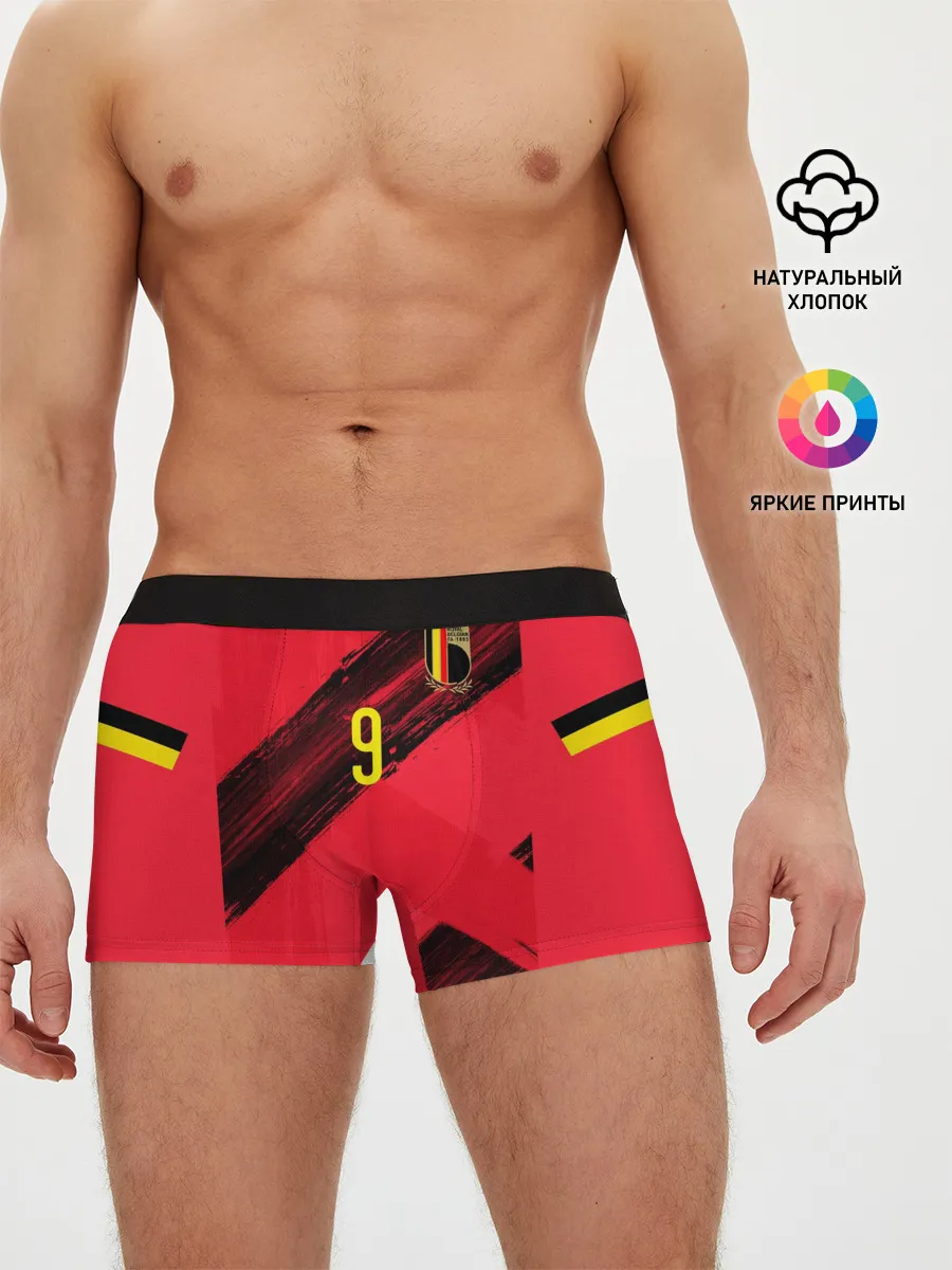 Мужские трусы боксеры / Lukaku home EURO 2020