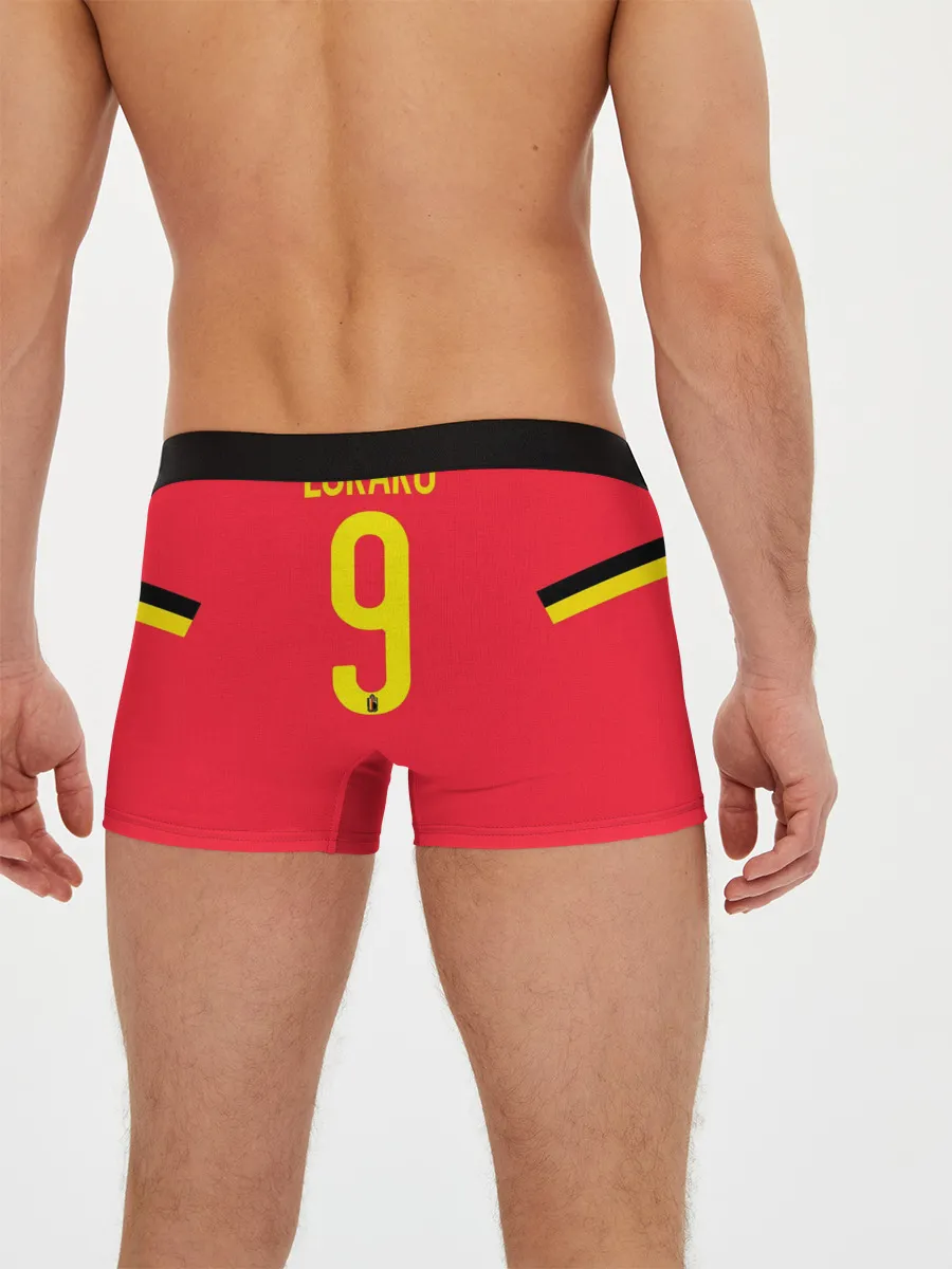 Мужские трусы боксеры / Lukaku home EURO 2020