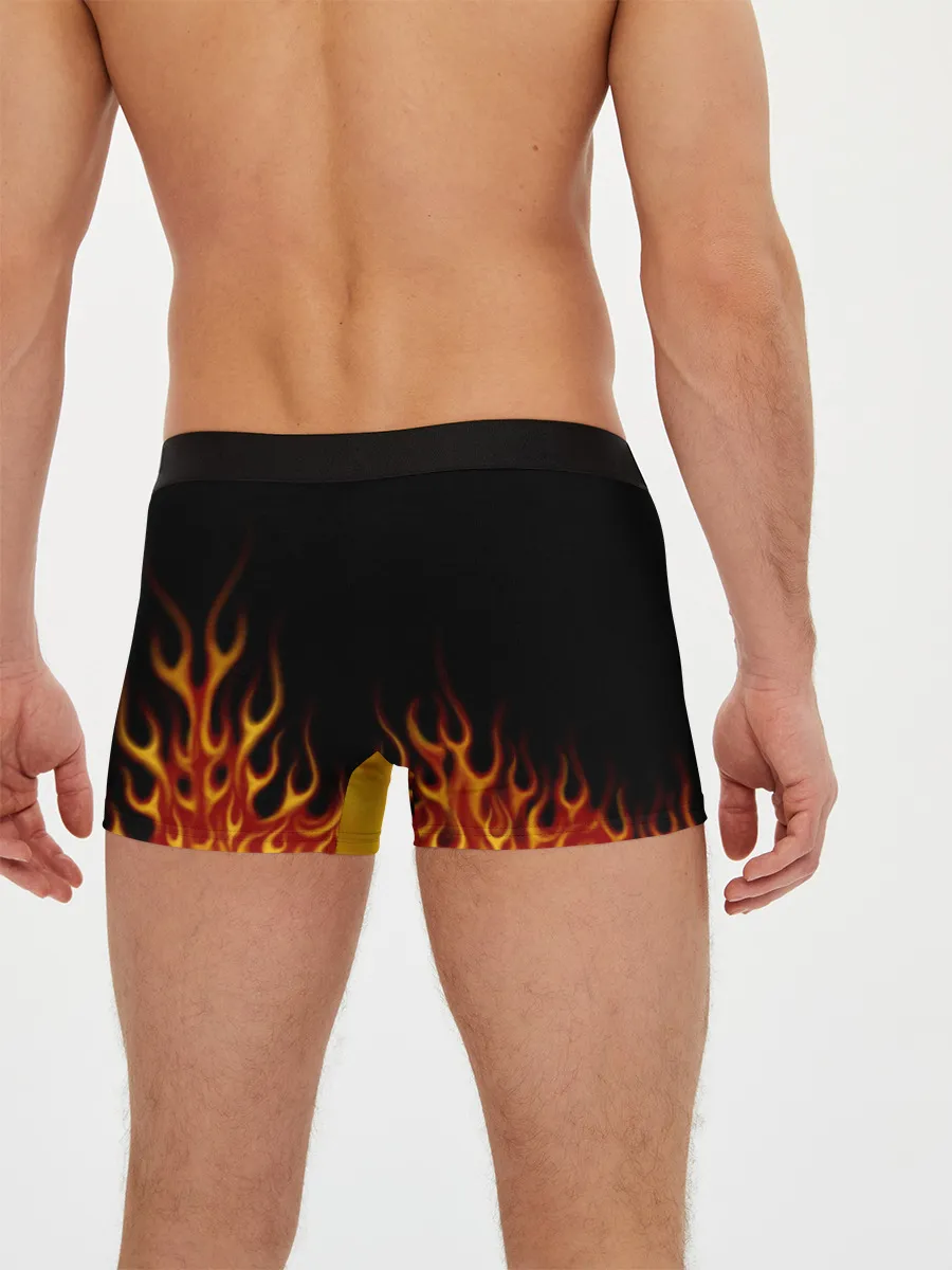 Мужские трусы боксеры / Пламя Old School