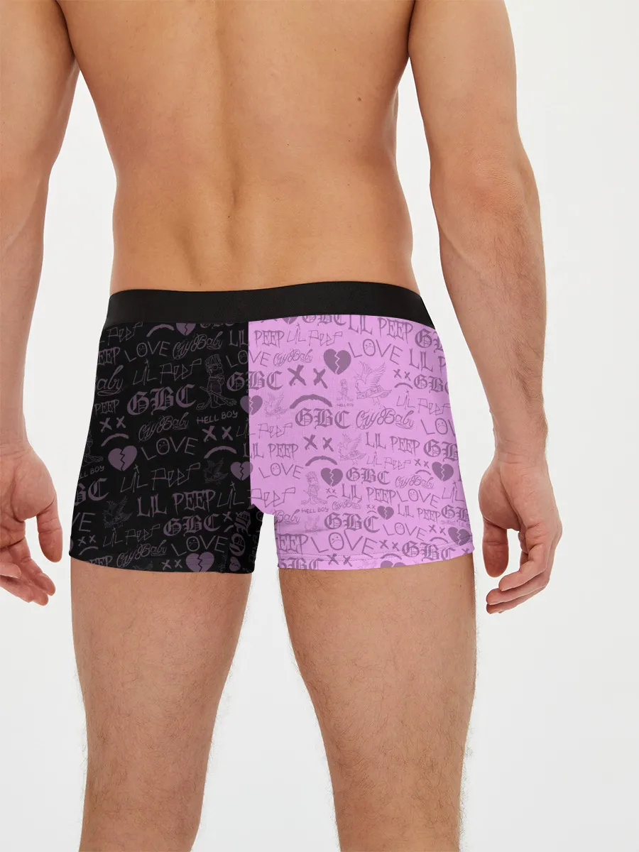 Мужские трусы боксеры / LIL PEEP HELL BOY
