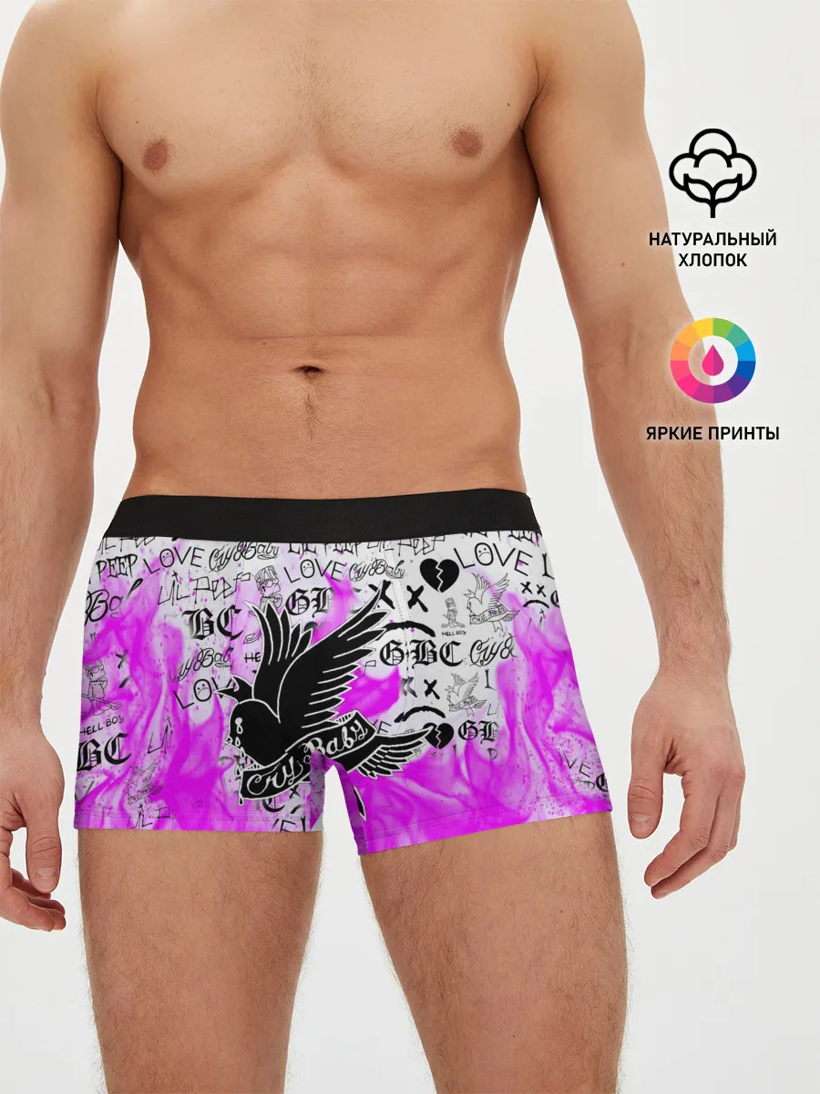 Мужские трусы боксеры / CRY BABY LIL PEEP