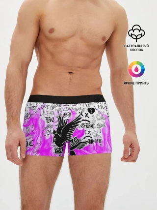 Мужские трусы боксеры / CRY BABY LIL PEEP