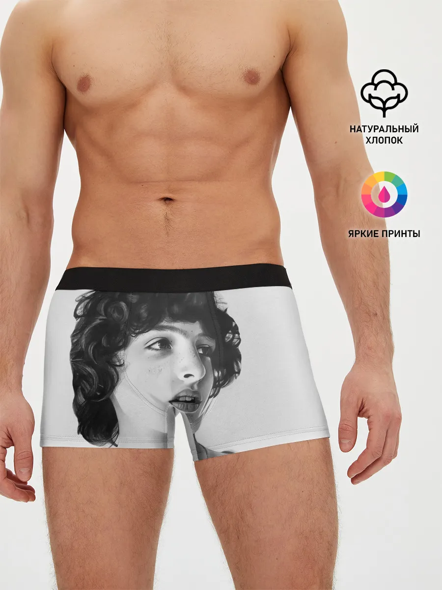 Мужские трусы боксеры / finn wolfhard