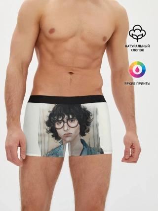 Мужские трусы боксеры / finn wolfhard