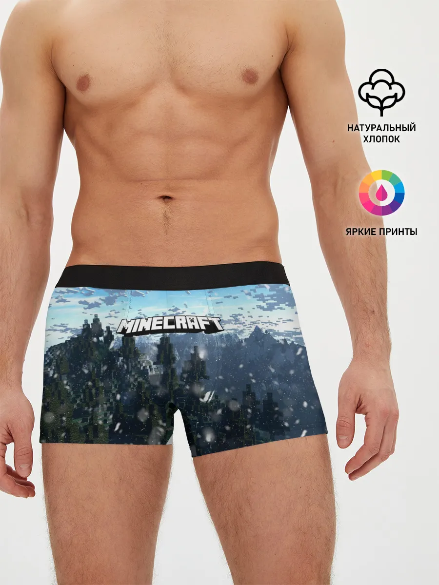 Мужские трусы боксеры / Minecraft / Майнкрафт