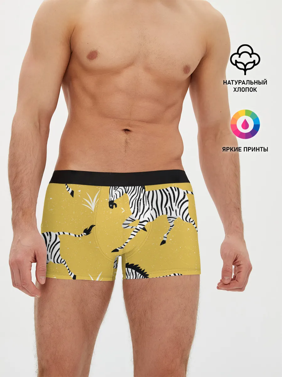 Мужские трусы боксеры / Зебра АРТ