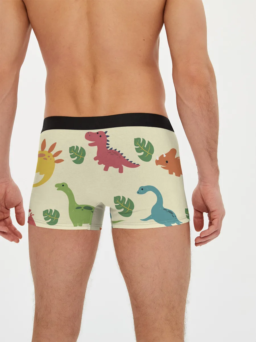 Мужские трусы боксеры / Динозаврики