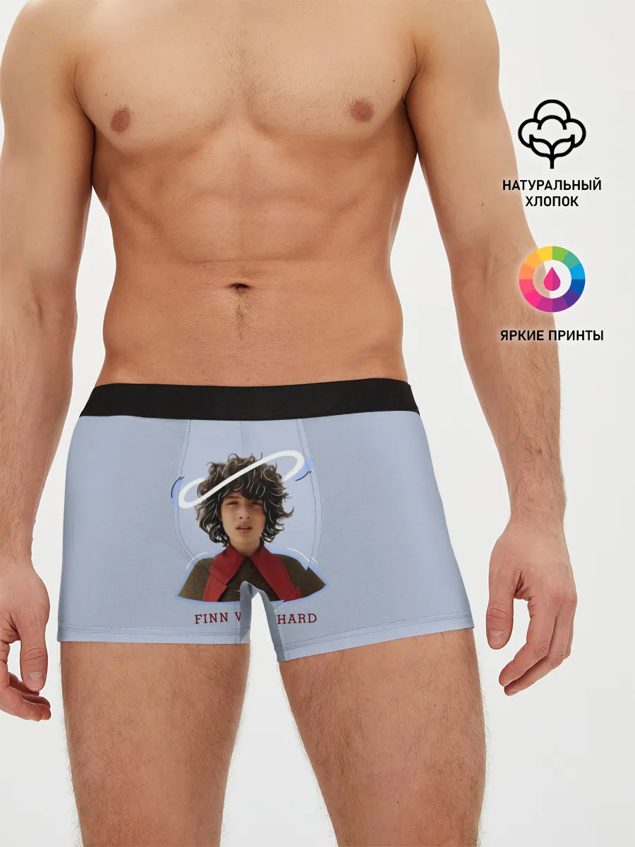 Мужские трусы боксеры / finn wolfhard