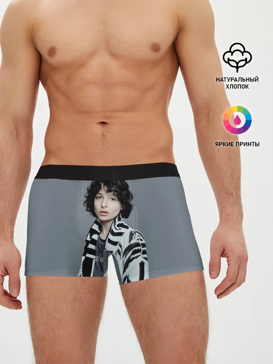 Мужские трусы боксеры / finn wolfhard