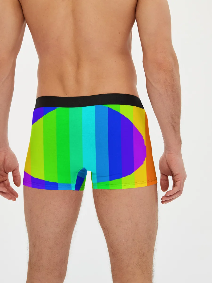 Мужские трусы боксеры / MAKE LOVE, NOT WAR