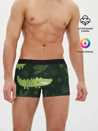 Мужские трусы боксеры / Милый крокодил