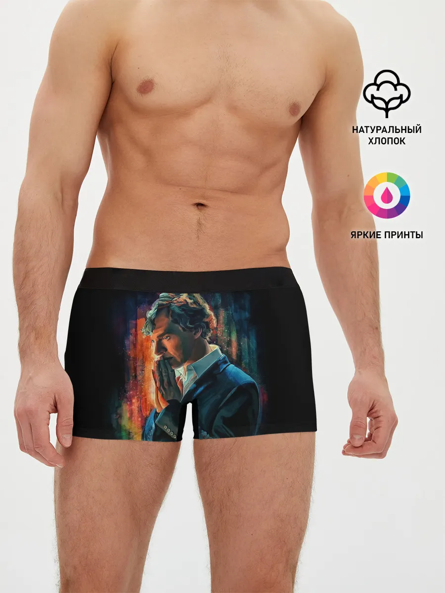 Мужские трусы боксеры / Sherlock