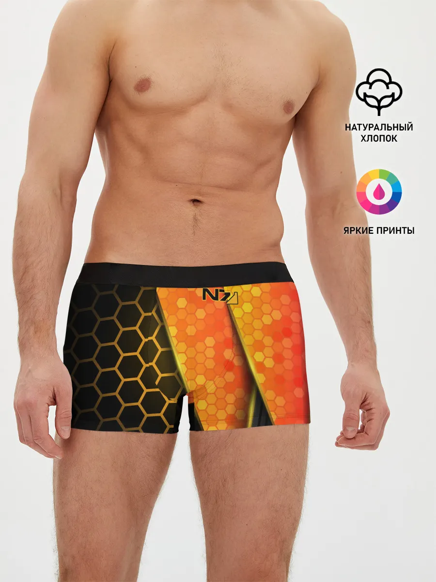 Мужские трусы боксеры / Mass Effect N7