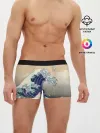 Мужские трусы боксеры / Kanagawa Wave Glitch Art