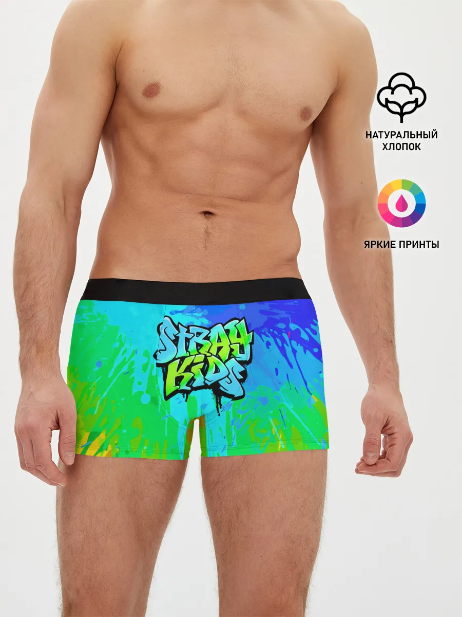 Мужские трусы боксеры / Stray Kids