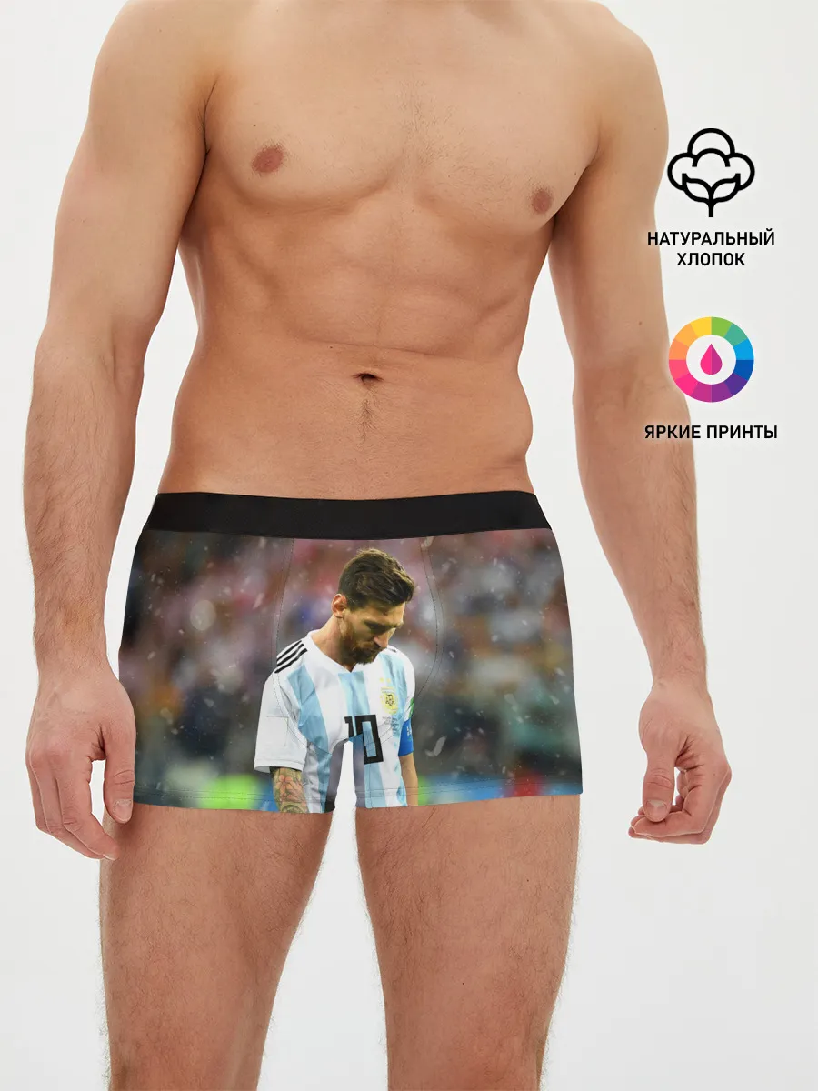 Мужские трусы боксеры / Месси Аргентина