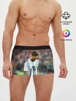 Мужские трусы боксеры / Месси Аргентина