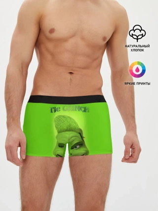 Мужские трусы боксеры / Grinch Face