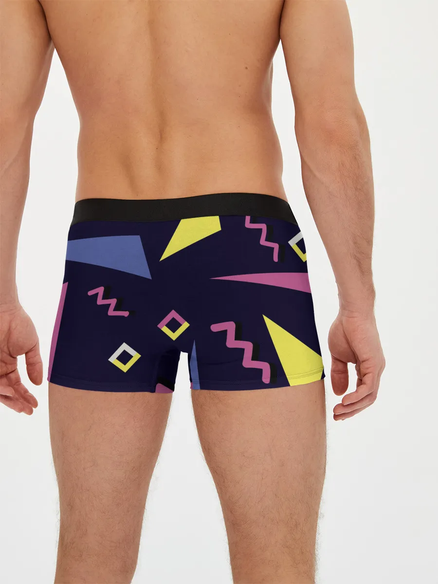 Мужские трусы боксеры / Танец геометрии