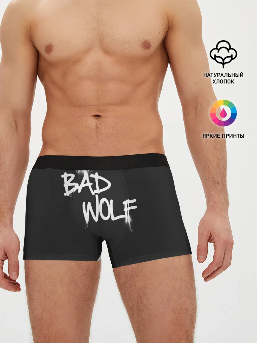 Мужские трусы боксеры / Bad wolf
