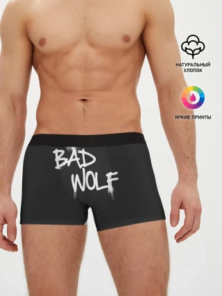 Мужские трусы боксеры / Bad wolf