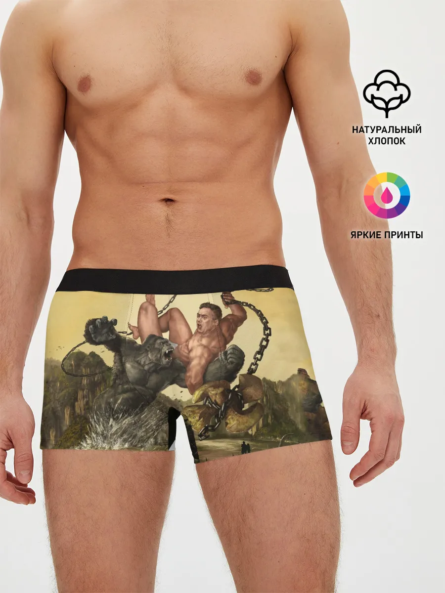 Мужские трусы боксеры / Aniki Fight Art