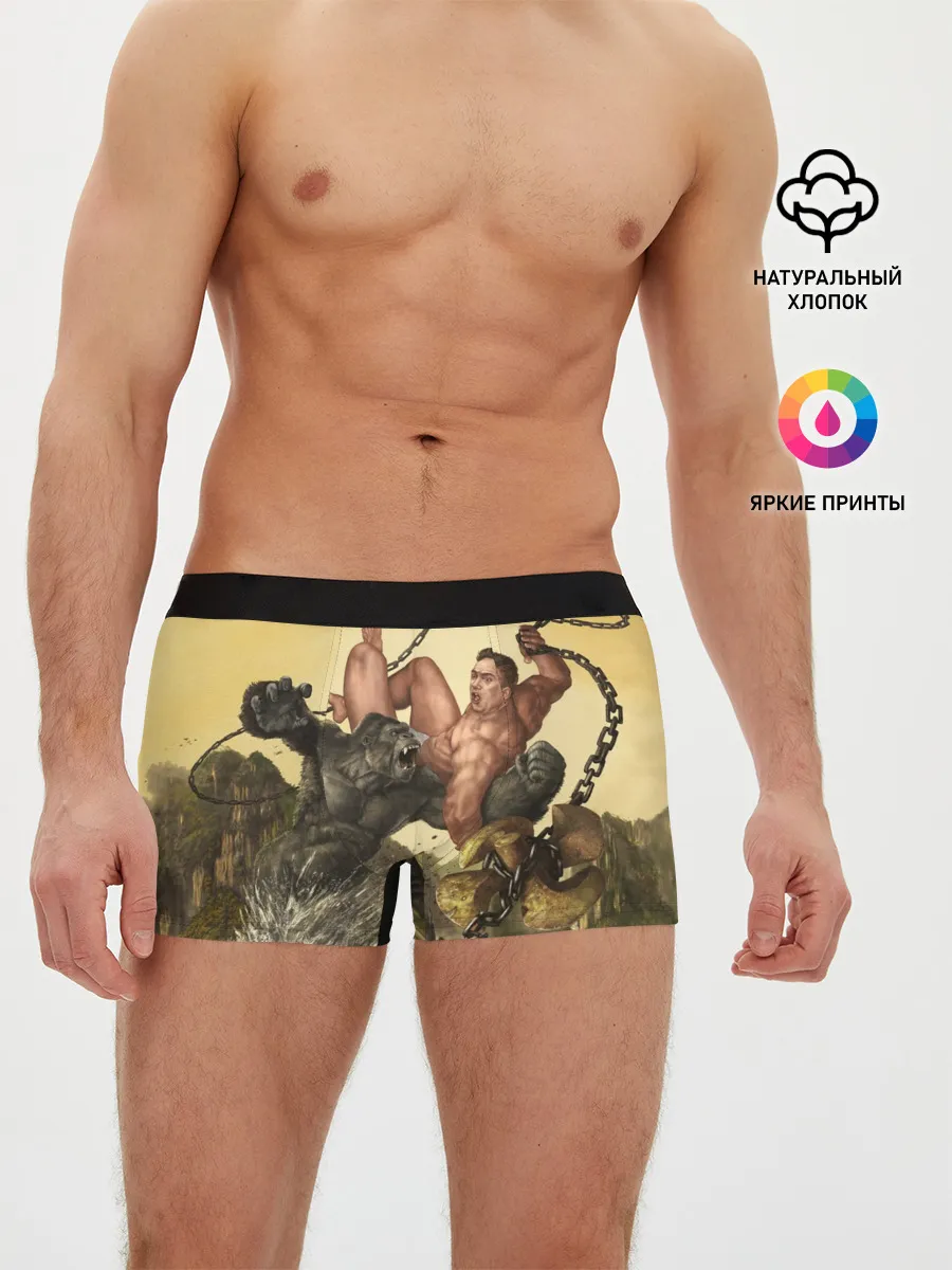 Мужские трусы боксеры / Aniki Fight Art