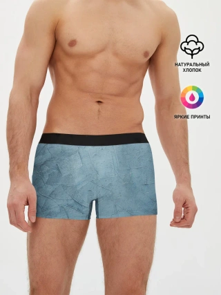 Мужские трусы боксеры / Оттенки синего