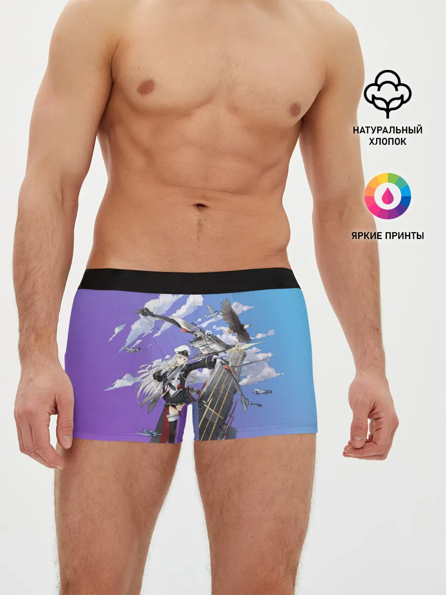 Мужские трусы боксеры / Azur Lane Enterprise and Yorktown