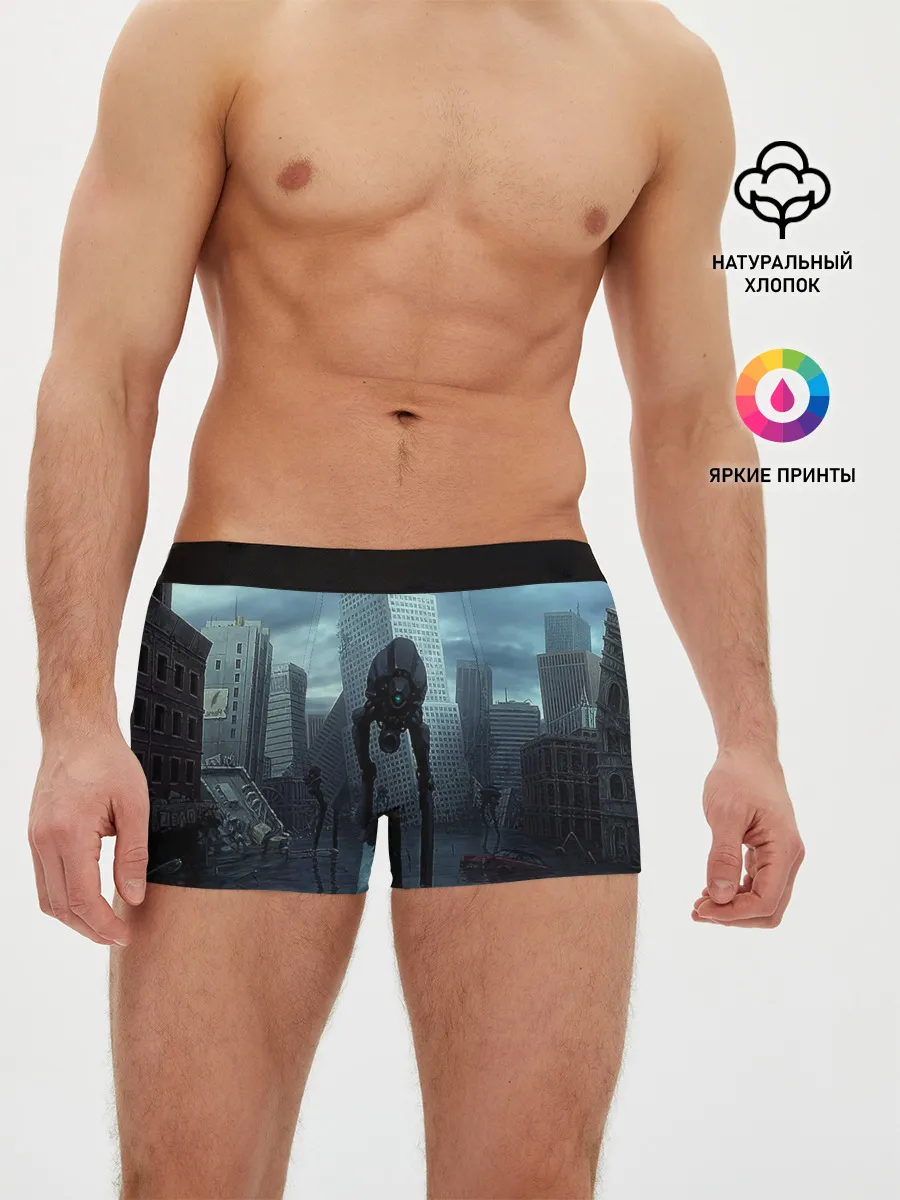 Мужские трусы боксеры / Халф-лайф