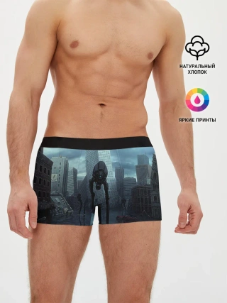 Мужские трусы боксеры / Халф-лайф