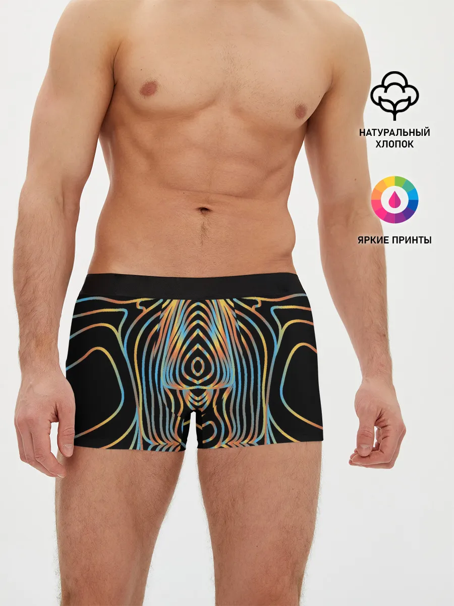 Мужские трусы боксеры / Неоновое свечение
