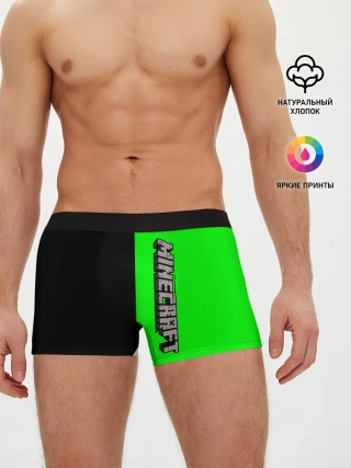 Мужские трусы боксеры / Minecraft