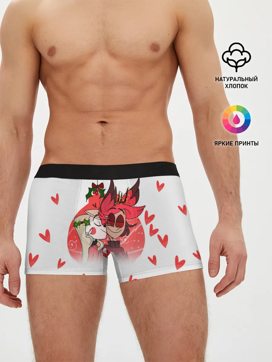 Мужские трусы боксеры / ОТЕЛЬ ХАЗБИН НОВОГОДНИЙ