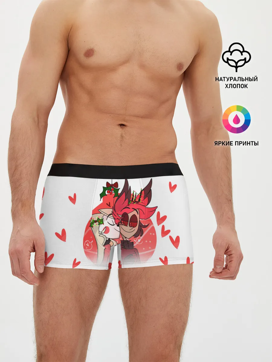 Мужские трусы боксеры / ОТЕЛЬ ХАЗБИН НОВОГОДНИЙ