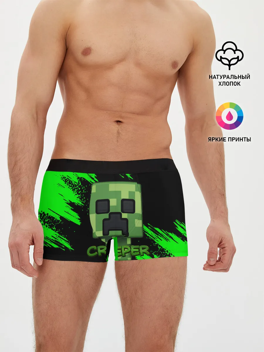 Мужские трусы боксеры / MINECRAFT CREEPER