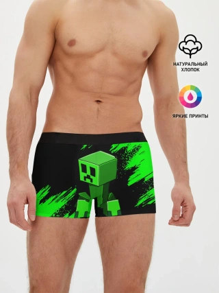 Мужские трусы боксеры / MINECRAFT CREEPER