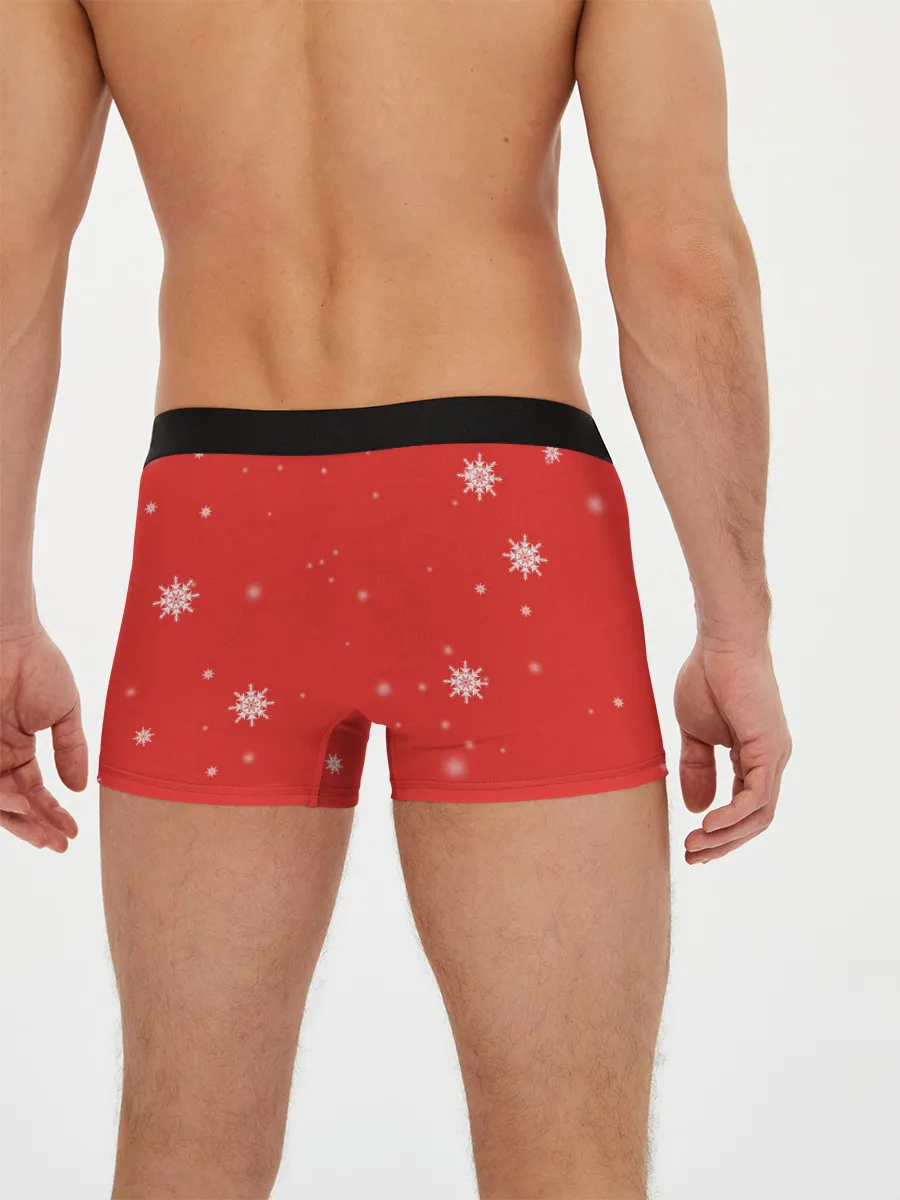 Мужские трусы боксеры / Новогодний Отель Хазбин.