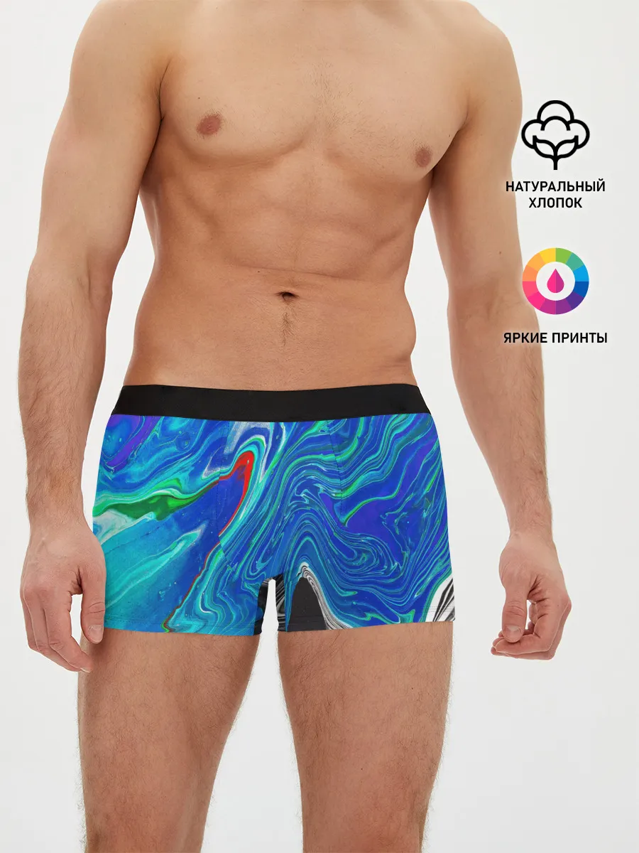 Мужские трусы боксеры / КИСЛОТНЫЙ АКРИЛ