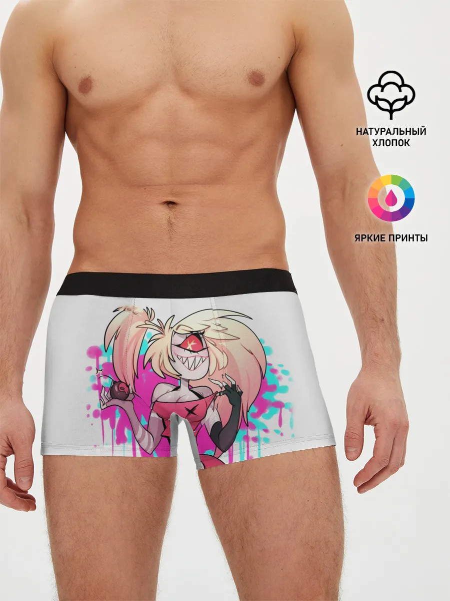Мужские трусы боксеры / Отель Хазбин