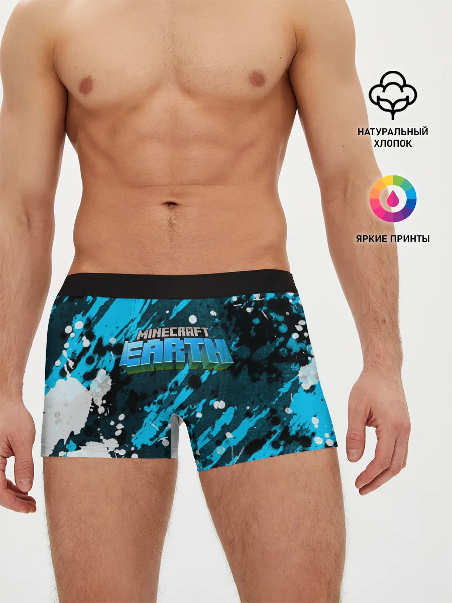 Мужские трусы боксеры / Minecraft / Майнкрафт