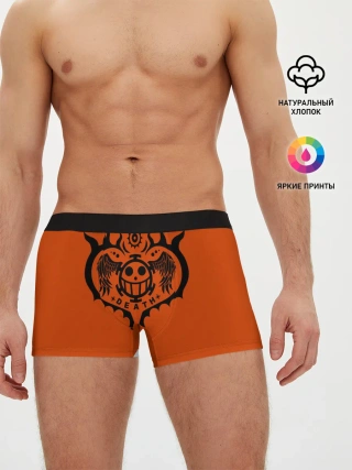 Мужские трусы боксеры / сердце One Piece
