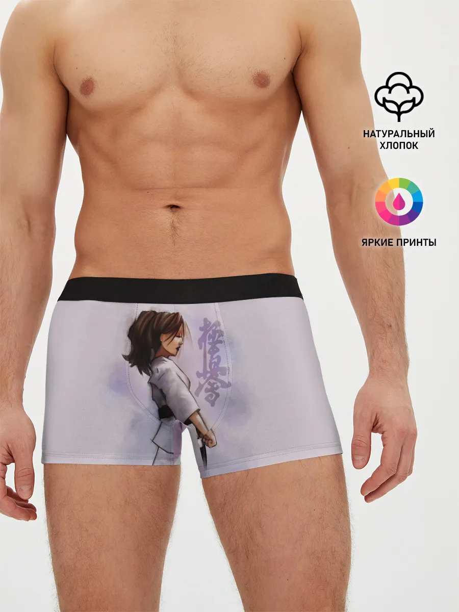 Мужские трусы боксеры / Кёкусинкай девушка